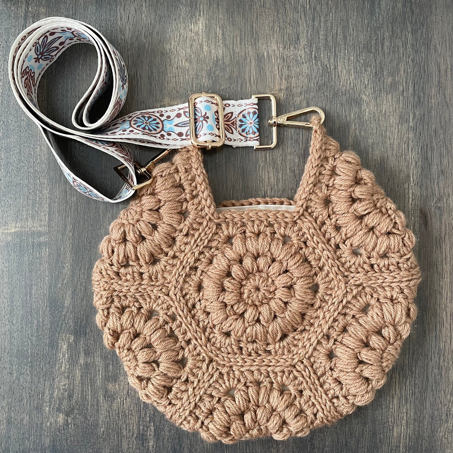 Hexagon Crossbody Bag