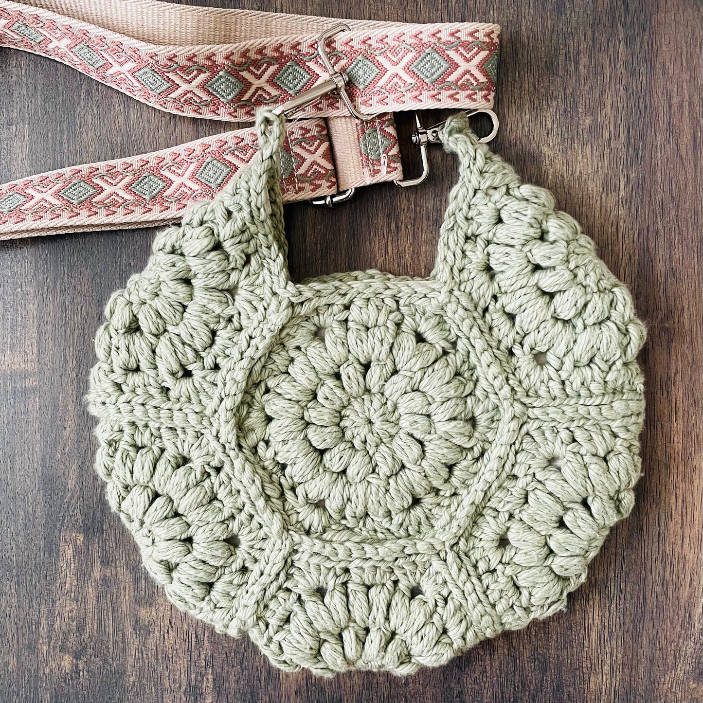 Hexagon Crossbody Bag