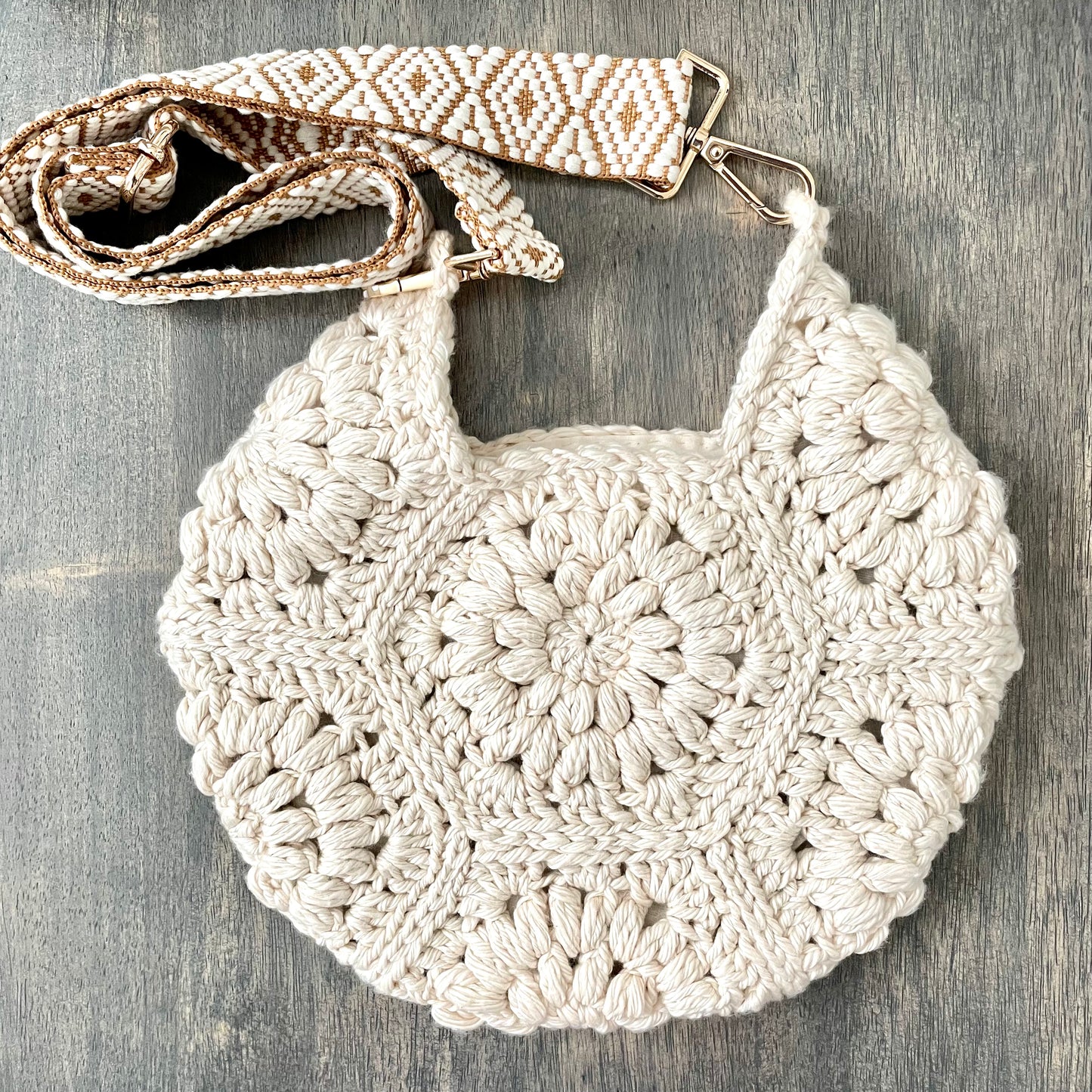 Hexagon Crossbody Bag