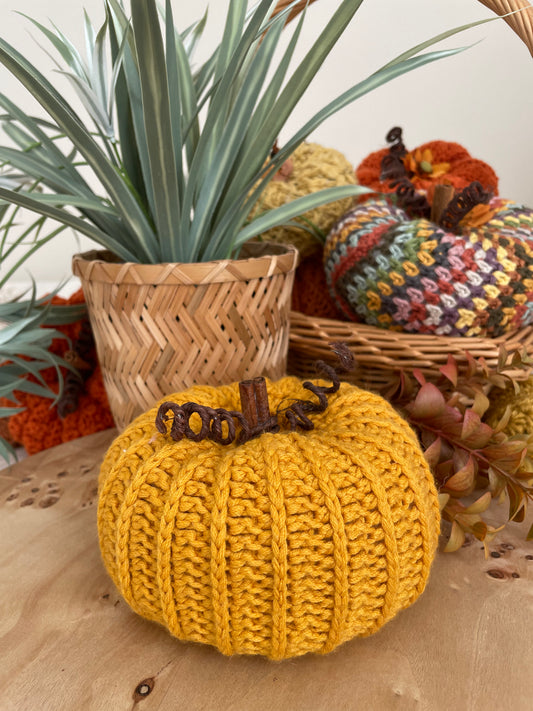 Ribbed Pumpkin - multiple colors